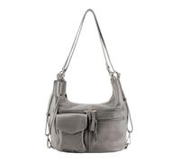 FREDsBRUDER Cuir sac à épaule sac à dos My Forever Friend Multi-Hobo Bag Grey gris