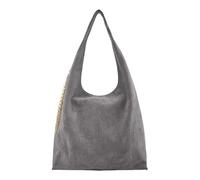 FREDsBRUDER Cuir sac à épaule Velvet Wild Hobo Dark Grey taupe