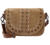 FREDsBRUDER Sac à épaule bandoulière brun clair en cuir pour femme Life Is A Flapbag Caramel 266903