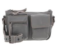 FREDsBRUDER Sac à épaule bandoulière gris en cuir pour femme - In My Pocket Crossbag S Cool Grey 257464