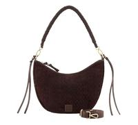 FREDsBRUDER sac à épaule bandoulière Weave Harmony Round Midi Hobo Bag Dark Chocolate marron foncé