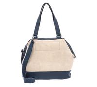 FREDsBRUDER Sac à épaule beige bleu en cuir pour femme - Mixed Material Art C Pound Sand 103296