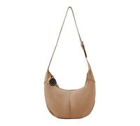 FREDsBRUDER Sac à épaule brun clair en cuir pour femme - Take A Smile Big Hobo Bag Milk Coffee 308179