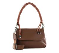 FREDsBRUDER Sac à épaule marron en cuir pour femme - Nea Shoulderbag with Flap Dark Amber 247307