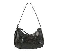 FREDsBRUDER Sac à épaule noir gris foncé en cuir pour femme - Ever Faded Midi Hobo Faded Black 329372