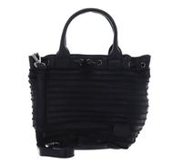 FREDsBRUDER Sac à main noir en cuir pour femme - Little Fat Friend Riffel 257515