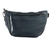 FREDsBRUDER Sac banane gris bleu en cuir pour femme - Riffel Beltbag Dusty Blue 281210