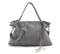 FredsBruder Velvet Wild Sac à bandoulière Cuir 59 cm gris