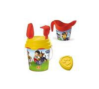 Mondo Toys - BUCKET SET + WATER CAN PAW PATROL - Seau 17 cm avec cruche pour eau - Jouet de plage (6 pièces) pour enfants - 28243