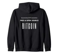 Free and Open Source Decentralized Blockchain Bitcoin BTC Sweat à Capuche