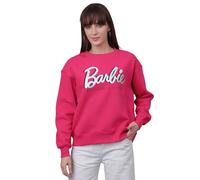 Free Authority Sweat-shirt officiel Barbie Graphic imprimé rose coupe décontractée pour femme, Sorbet framboise, Large
