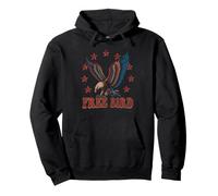 Free Bird USA Eagle 4 Juillet Motif Patriotique Sweat à Capuche