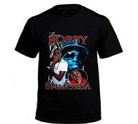 Free Bobby Shmurda Rap Black T-Shirt Men's Fashion Crew Neck Short Sleeves Cotton Tops Clothing(X-Large)