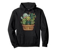Free Cactus hugs Tee | Cute funny cactus present Friendly Sweat à Capuche