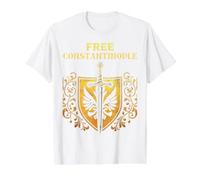 Free Constantinople - Bold Historical Statement Design T-Shirt Graphique avec Valeur