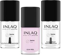 Free Cuticle Remover + Gum Peel-Off + Nail Prep Dehydrator 3 X 7ml - Ensemble Complet De Coiffure Uv Pour Ongles