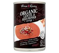Free & Easy Lentilles Organique Et De Poivron Rouge Soupe 400G