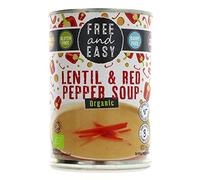 Free & Easy Lentilles Organique Et De Poivron Rouge Soupe 400G - Paquet de 2