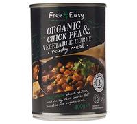 Free & Easy - Organic Chickpea & Vegetable Curry Ready Meal - 400g (Case of 6)