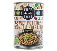 FREE & EASY | Pot de sucré/chou frisé/curry de noix de coco | 6 x 400 g (UK)