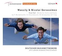 Free Fall. Mendelssohn, Chostakovitch, Say, Œuvres pour Violoncelle et Piano. Gerassimez