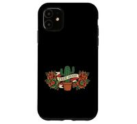 Free Hugs Cactus Funny Old School Traditional Tattoo Style Coque pour iPhone 11