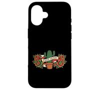 Free Hugs Cactus Funny Old School Traditional Tattoo Style Coque pour iPhone 16