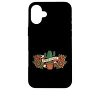 Free Hugs Cactus Funny Old School Traditional Tattoo Style Coque pour iPhone 16 Plus