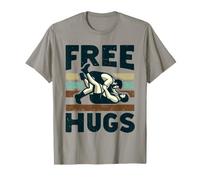 Free Hugs Wrestler Citation Grappling Combat Sports Wrestlers T-Shirt