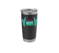 Free Hugs Zombies Mains effrayantes Zombie Walk Halloween Fun Gobelet isotherme en acier inoxydable double paroi