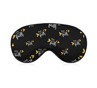 Free in My Faith Pigeon Sleeping Blindfold Mask Cute Eye Shade Cover avec sangle réglable pour femmes hommes nuit