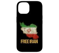 Free Iran - Drapeau de la liberté de l'espoir de la Paix Coque pour iPhone 14
