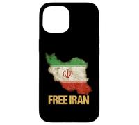 Free Iran - Drapeau de la liberté de l'espoir de la Paix Coque pour iPhone 15