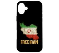 Free Iran - Drapeau de la liberté de l'espoir de la Paix Coque pour iPhone 16 Plus