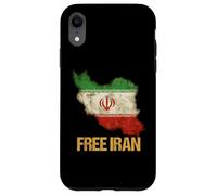 Free Iran - Drapeau de la liberté de l'espoir de la Paix Coque pour iPhone XR