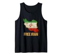 Free Iran - Drapeau de la liberté de l'espoir de la Paix Débardeur