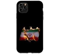 Free Iran Solidarity Protest Drapeau Ardent Coque pour iPhone 11 Pro Max