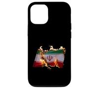 Free Iran Solidarity Protest Drapeau Ardent Coque pour iPhone 12/12 Pro
