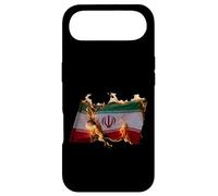 Free Iran Solidarity Protest Drapeau Ardent Coque pour iPhone Air