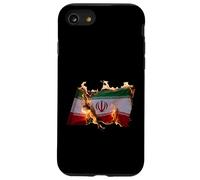 Free Iran Solidarity Protest Drapeau Ardent Coque pour iPhone SE (2020) / 7/8