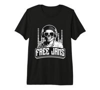 Free Jams Music Lover Disque Disque Jockey T-Shirt Haut de Gamme