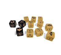 Free League Coriolis : The Great Dark Dice Set - 12 dés gravés personnalisés pour l'exploration spatiale