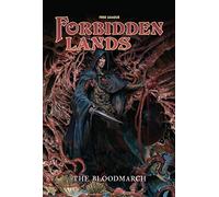 Free League Forbidden Lands: The Bloodmarch - Livre de RPG à couverture rigide, Free League Publishing, élargit le monde des terres interdites dans une nouvelle zone, nouvelle campagne, jeu de rôle