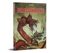Free League Publishing Dragonbane : Bestiary, livre de supplément RPG, 63 créatures et monstres fantastiques, couverture rigide, adultes, adolescents à partir de 14 ans