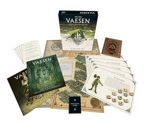 Free League Vaesen Kit de démarrage pour Jeu de rôle Nordic Horror - Commencez Votre Aventure Mythique du Nord