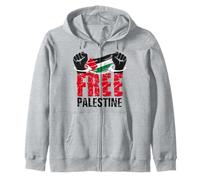 Free Palestine Flag Stand with Palestine Sweat à Capuche