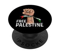 Free Palestine Support Palestine Gaza PopSockets PopGrip Interchangeable
