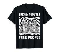 Free Party Tekno 23 Système de sonorisation DJ Rave T-Shirt