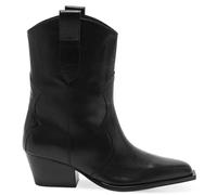 Free People Bottes western de cowboy Cat Nap pour femme, cuir noir, 39.5 EU