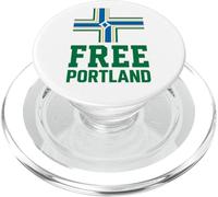 Free Portland - Soutenez Portland Liberty & Resistance PopSockets PopGrip pour MagSafe